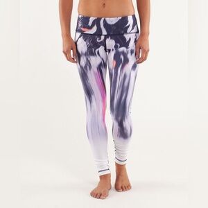 Lululemon Wunder Under Pant Engineered Mirage Deep Indigo Size 4